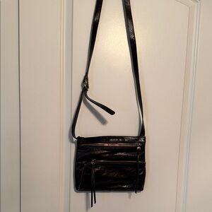 HOBO Rich Brown Leather Crossbody Bag